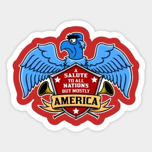 A Salute To All Nations Sticker